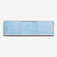 Экран под ванну 1,7 м ОПТИМА пластик голубой мороз-39