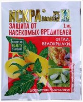 Средство от вредителей Искра Золотая от тли, бел.крылки, колор. жука, 1 мл ГРИН БЭЛТ (ТехноЭкспорт)