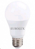 Лампа светодиодная LL-E-A60-9W-230-2,7K-E27 (груша, 9Вт, тепл., Е27) EUROLUX