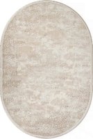 Ковер Турция MIKONOS VALENTIS F569AC OVAL CREAM KAHVE 1,6*2,3 м