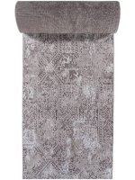 Дорожка ковровая Merinos SILVER F390 R GRAY 1м