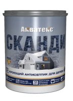 Антисептик кроющий СКАНДИ 0,75 (графит) АКВАТЕКС