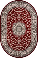 Ковер Merinos GAVANA D412 OVAL RED 2*4 м