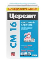 Клей для плитки СМ 16/25 (25кг) Ceresit 