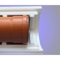 Трубная теплоизоляция Пенощит ППС 110х50 мм(1метр)