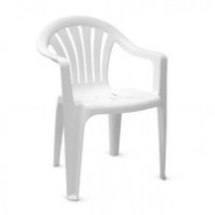 Кресло пластик (белый)
