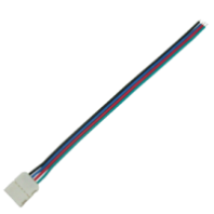 Коннектор: соединительный кабель с одним 4-х конт.зажимным разъемом 10mm LED SC41C1ESB Ecola