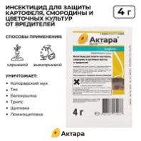 Средство от вредителей Актара 4 гр (инсектицид) (Syngenta) 