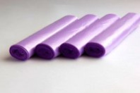 Пакеты фасовочные рулон 29*39 прочные (60*90 пакетов) фиолетовые